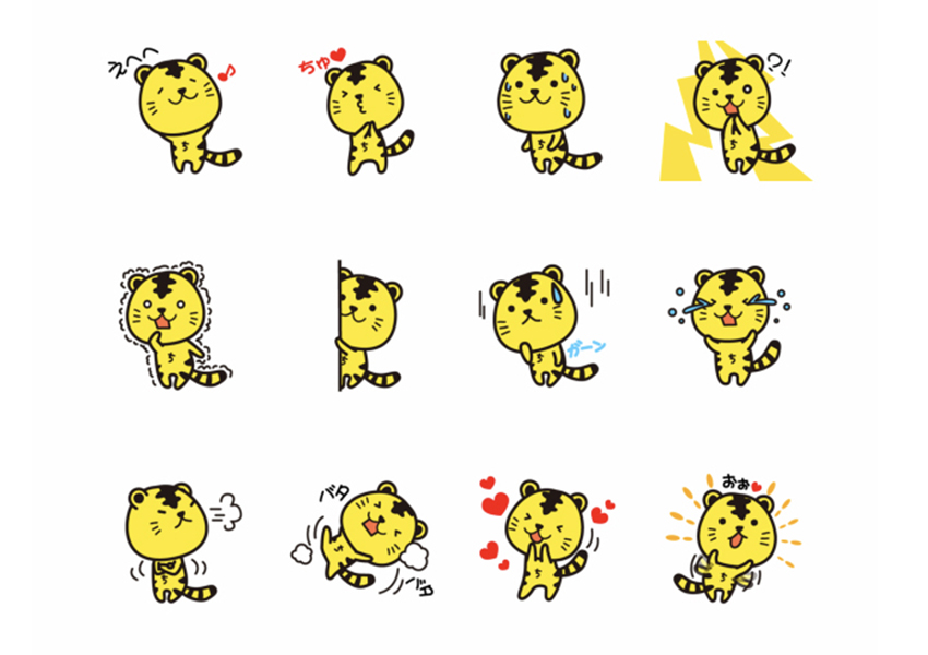 ちゅとらLINEスタンプ