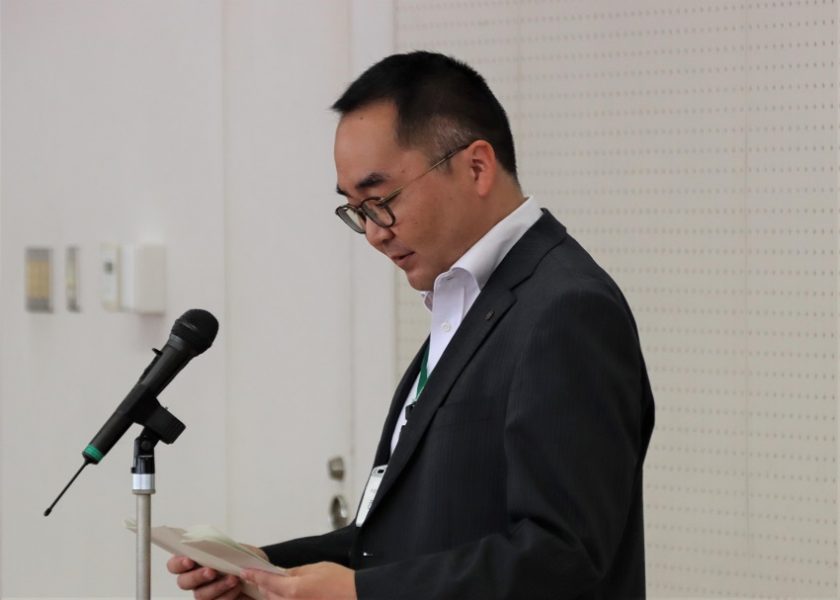 2022教育活動顕彰授賞式　西川後援会長