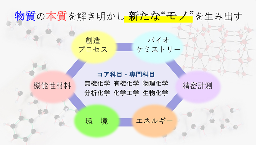 コア科目・専門科目の図