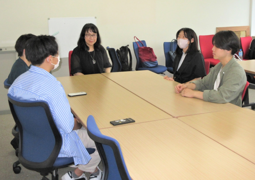 陣さんオハイオ大学留学時