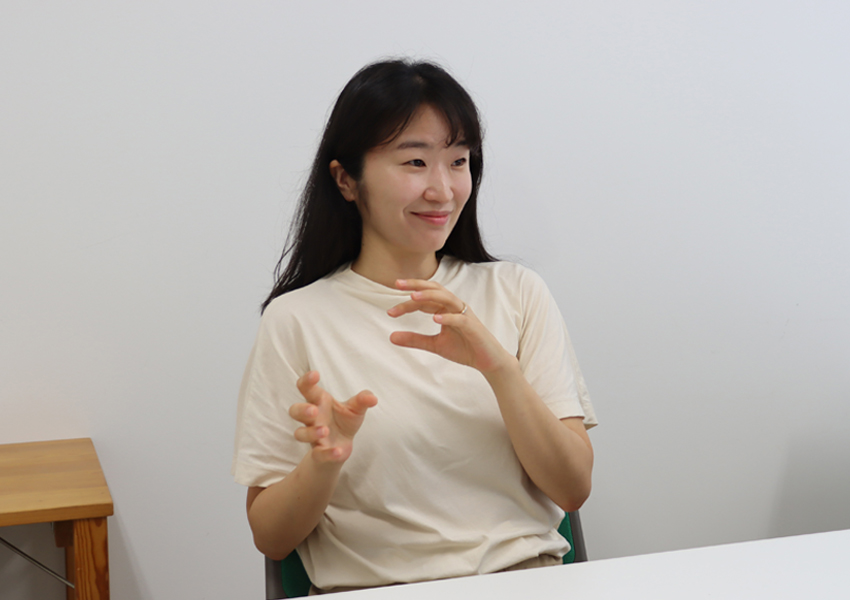 イ先生お話し中