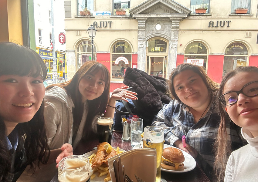 アイルランドでの一枚