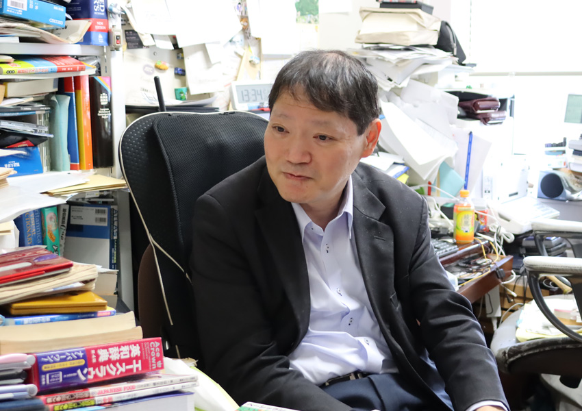 関山先生お話し中