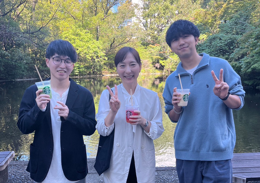 作業療法学科のゼミ生との一枚