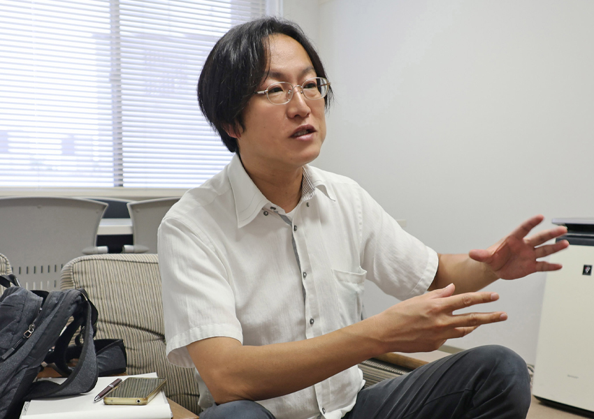 白川先生お話し中