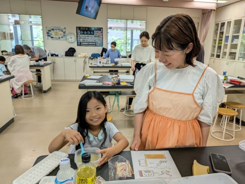 2024夏科学実験工作講座の様子1
