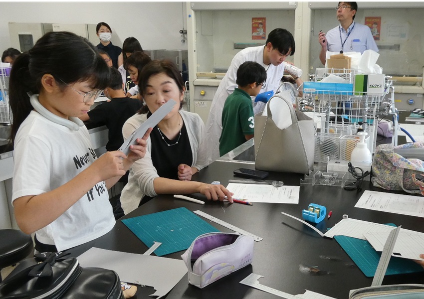 実験中の様子