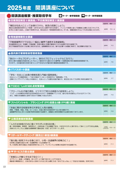 2025年度 資格・公務員 試験対策講座