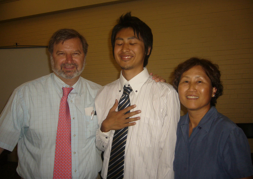 Joung Hee sensei with Hiroshi Nagura