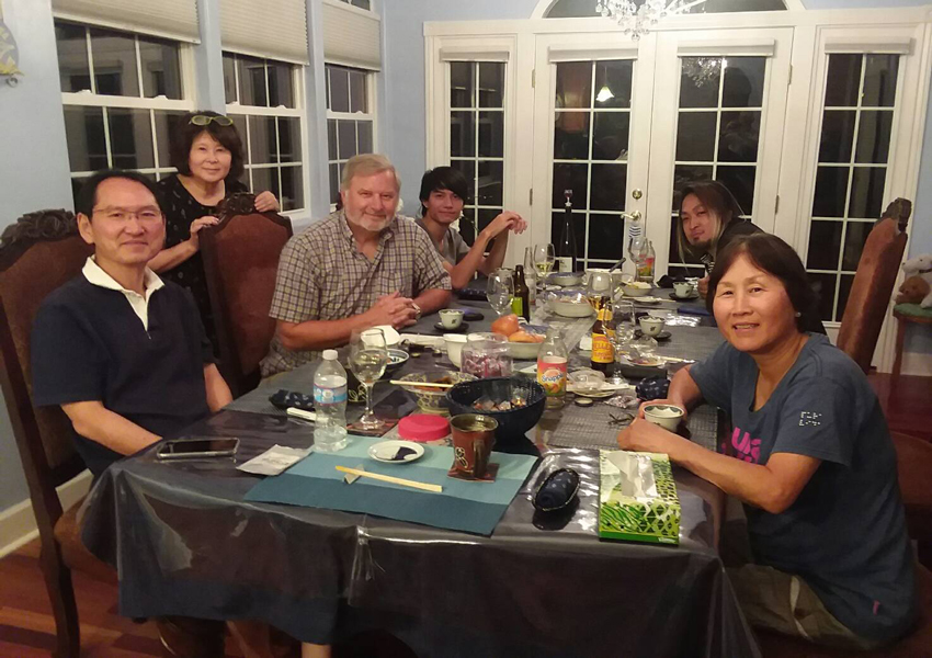 Joung Hee sensei with Reiko and Tadashi Shiozawa