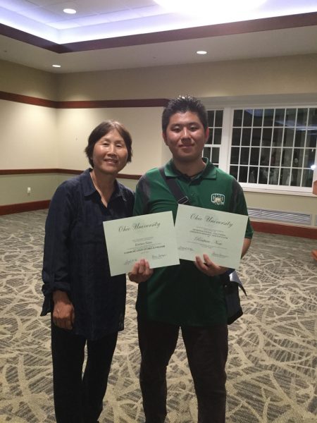 Joung Hee sensei with Rintaro Noro