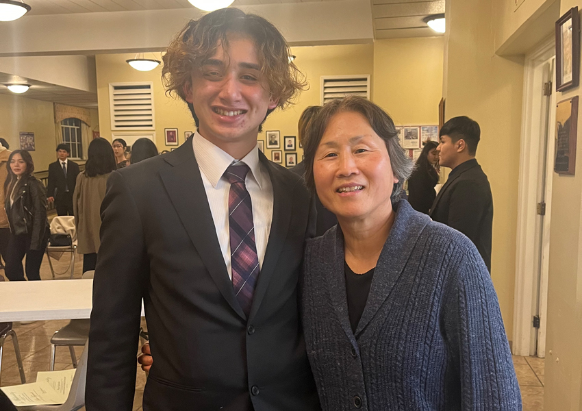 Joung Hee sensei with Puya Fujimoto