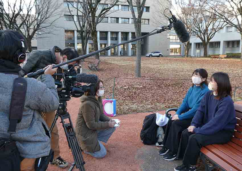 「健康増進実習」のサポート学部生