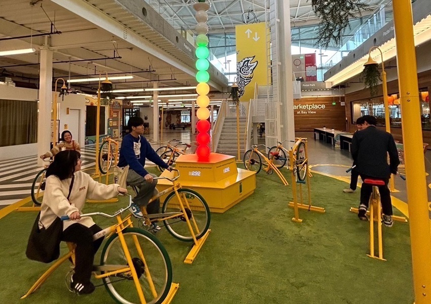 グーグル内部の自転車