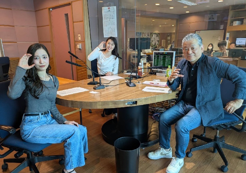 CBCラジオ収録の様子