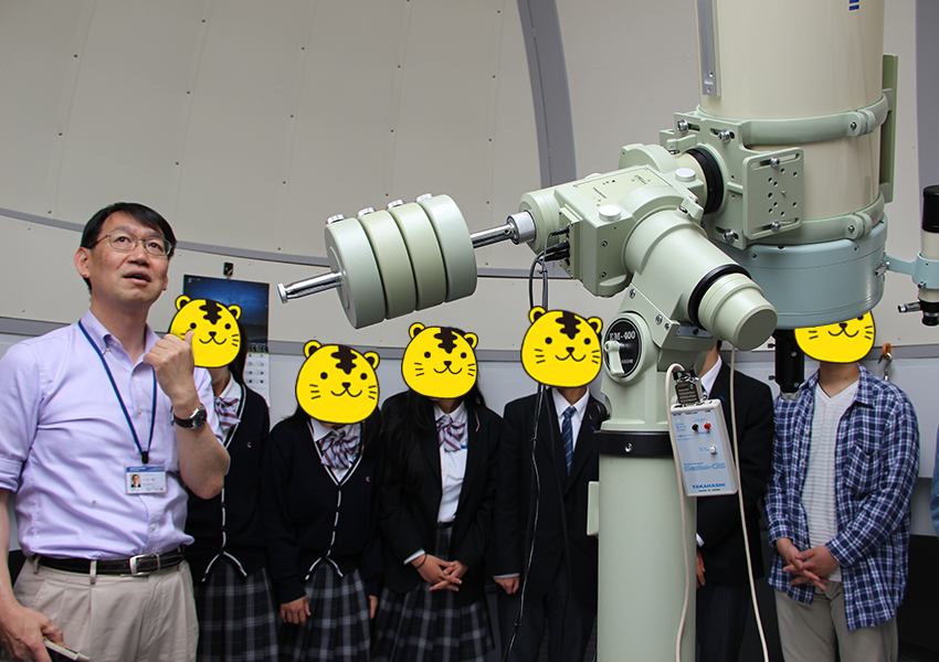 開所式　望遠鏡見学