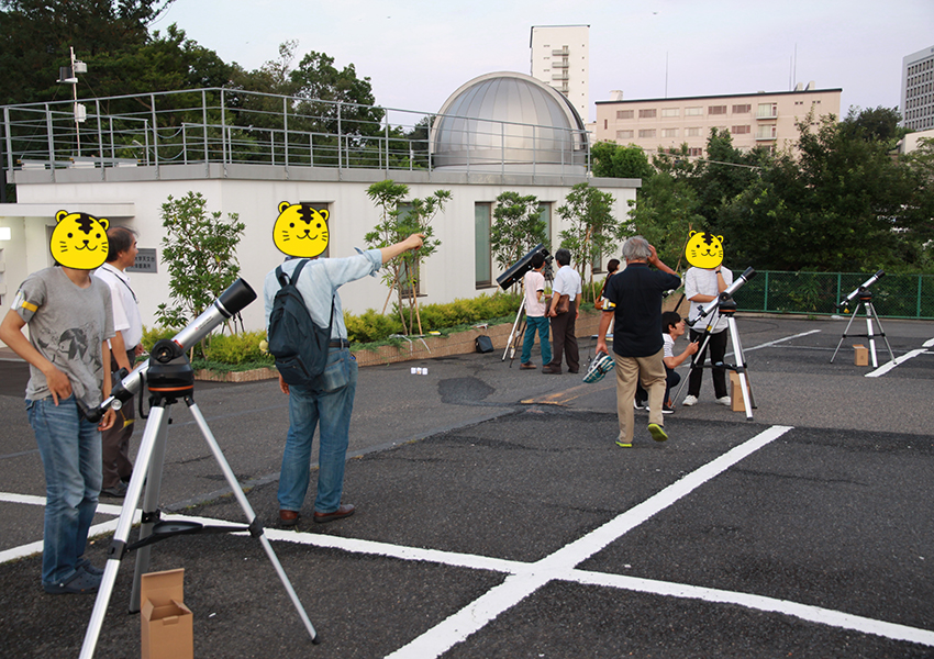 星空観察会（2017年8月）