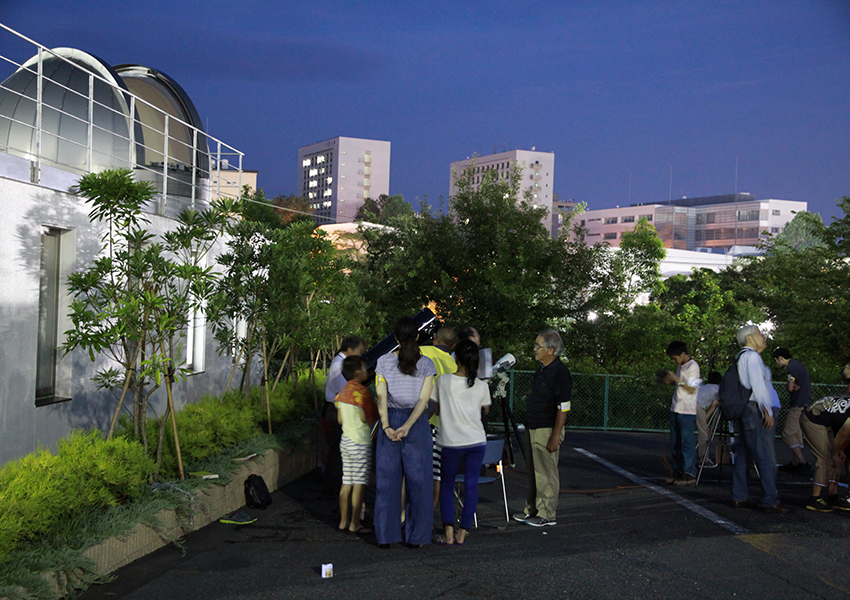 星空観察会（2017年8月）