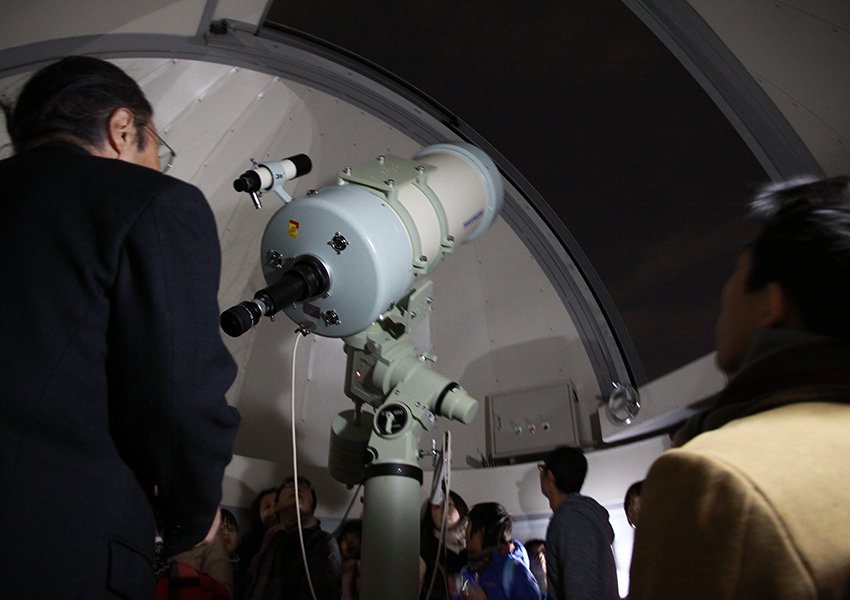 冬の星空観察会（2017年12月16日）