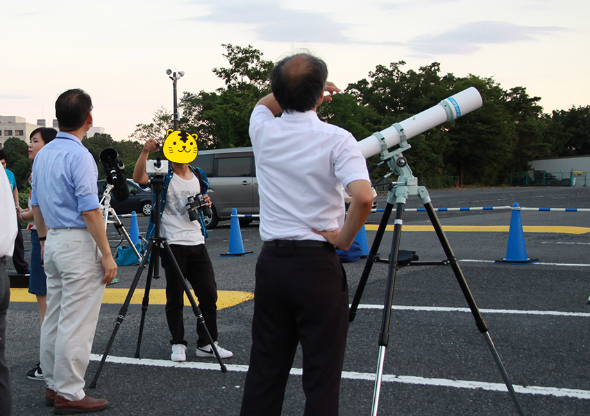 星空観察会（2018年7月31日）