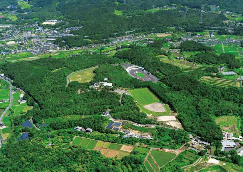 恵那キャンパスの全景