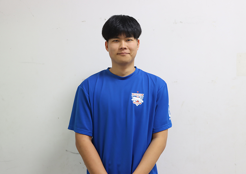 大村優羽さん(国際学科1年)