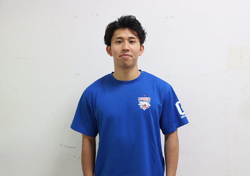 村田大希選手(経営総合学科1年)