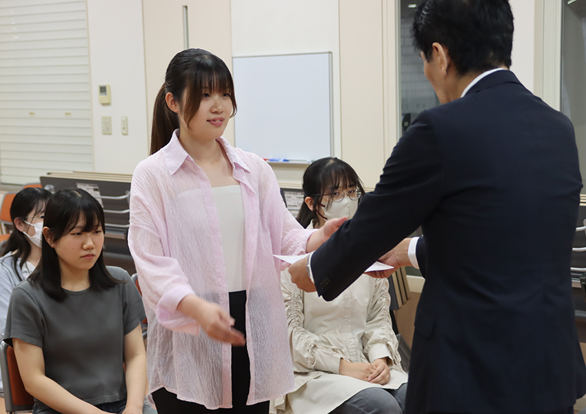 優秀賞の学生
