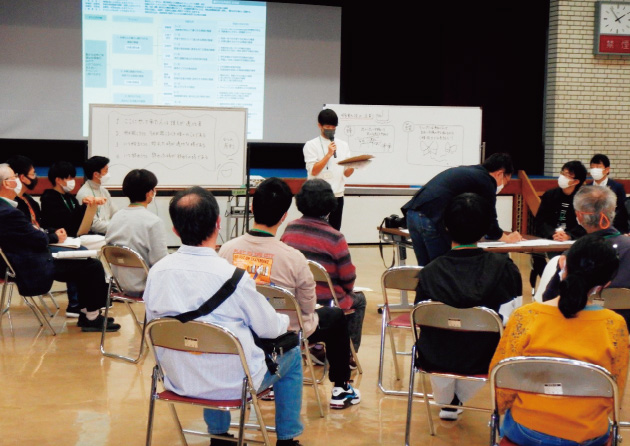 まちづくりをとおして、共に学び（共学）、共に育つ（共育）