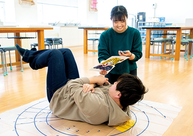 子どもの心身機能の検査実習